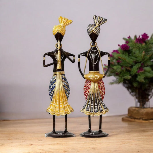 Kraphy Metal Wrought Iron Musician showpieces Decorative Items