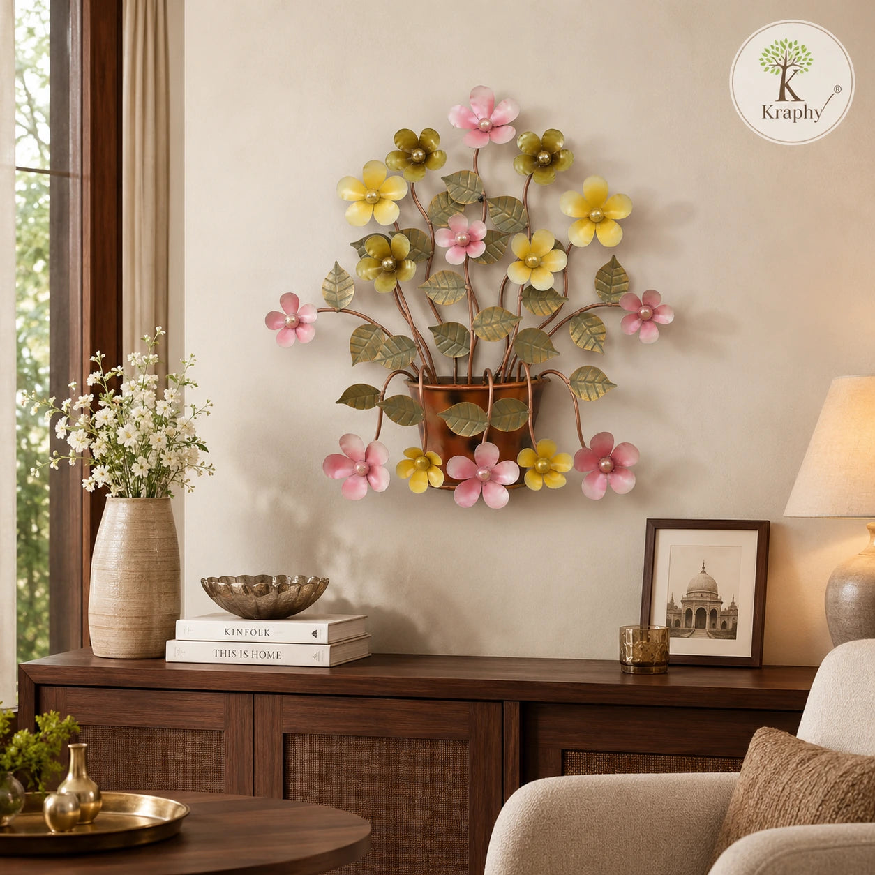 Floral Metal Wall Art