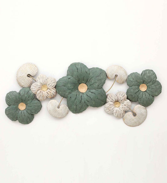 Flora Multicolor Metal Wall Art