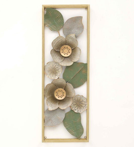 Floral Mini Multicolor Metal Wall Art