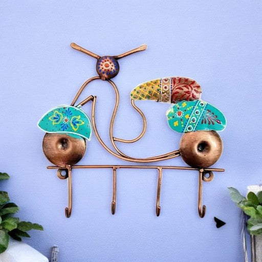 Entryway Organizer Designer Iron Scooter Wall Hook