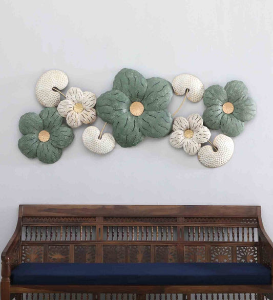 Flora Multicolor Metal Wall Art