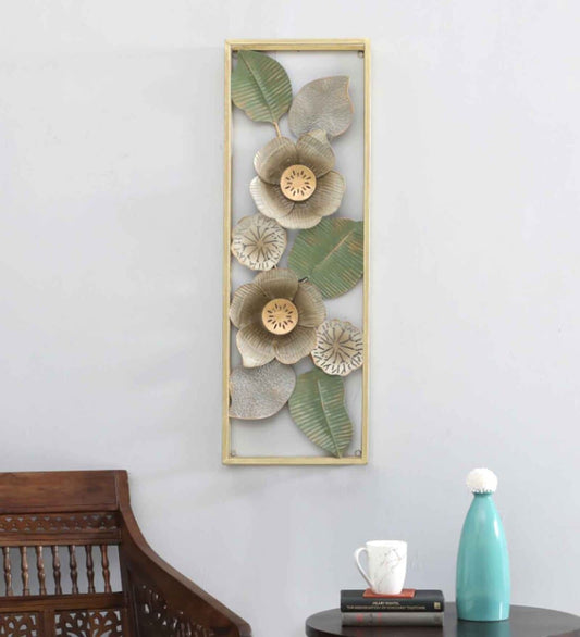 Floral Mini Multicolor Metal Wall Art