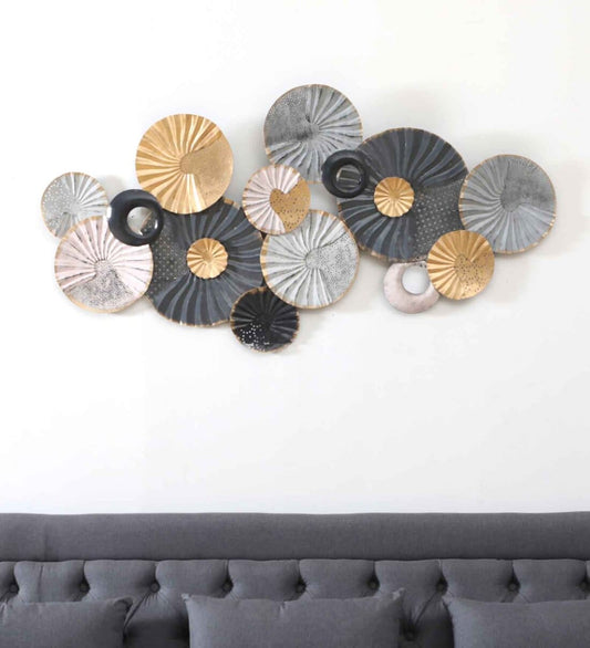 Jupiter Contemporary Multicolor Metal Wall Art