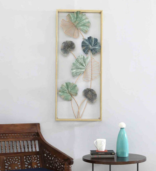 Lilly Pair Multicolor Metal Wall Art