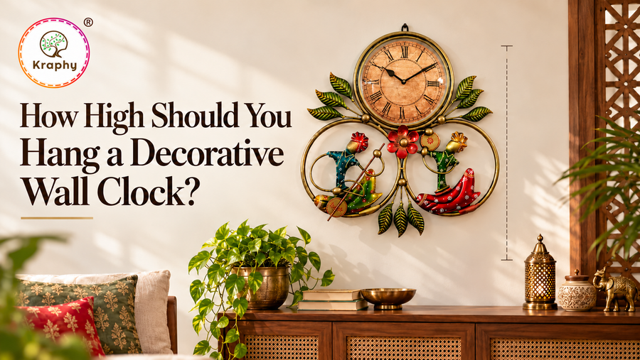 How High Should You Hang a Decorative Wall Clock?