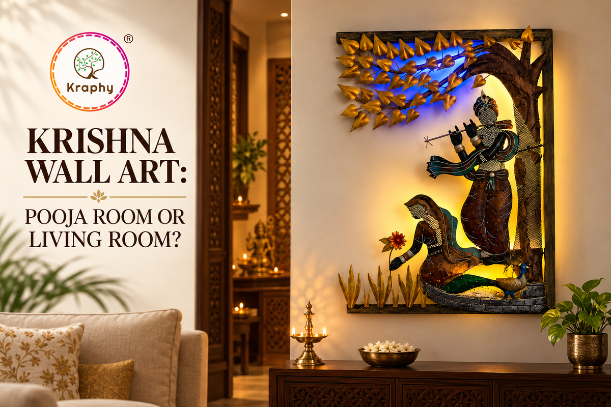 Krishna Wall Art for a Pooja Room or Living Room: How to Choose