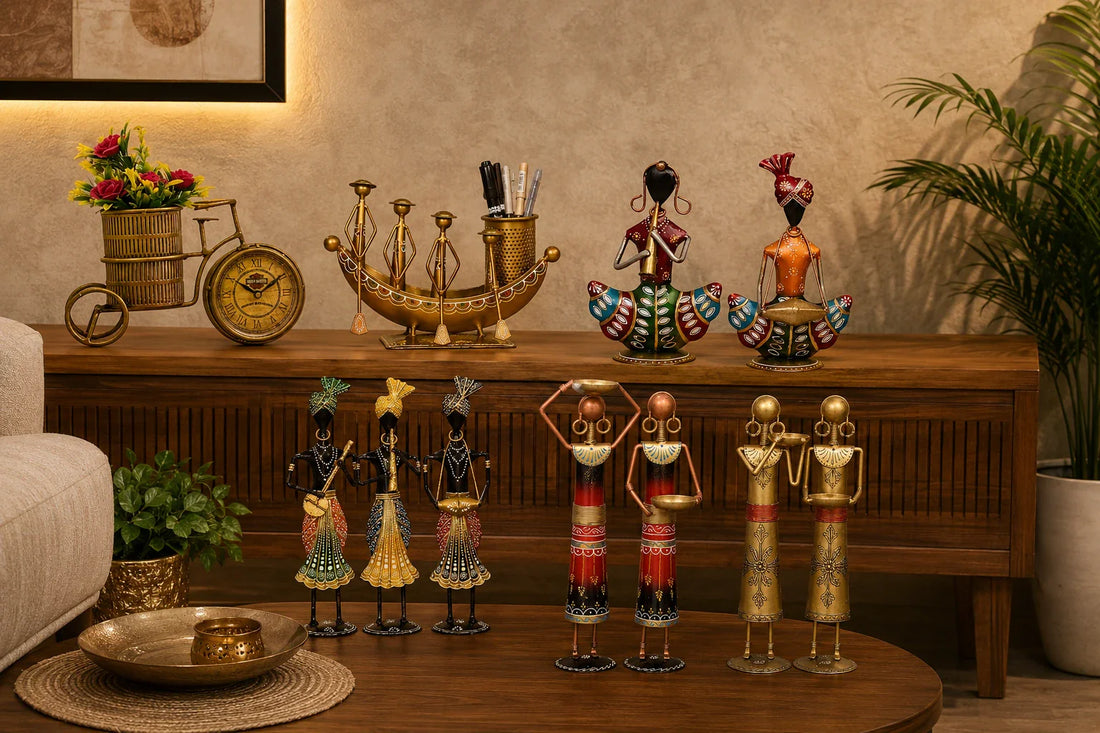 Premium handcrafted table decor ideas for living room by KRAPHY