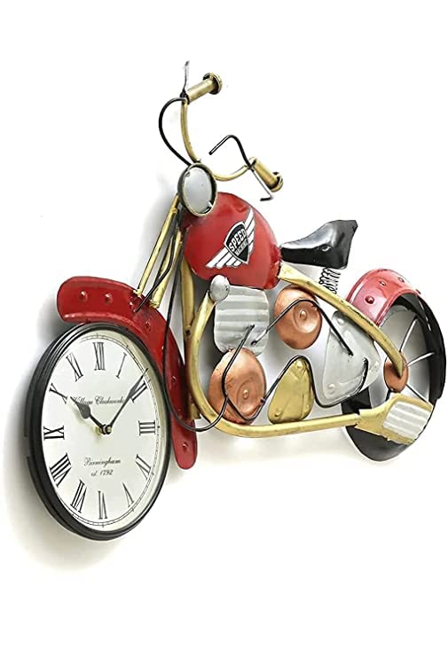 Red Wrought Iron Wall Art With Wall Hand painted