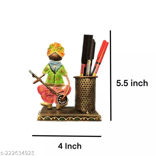 Kraphy Antique Musician Decorative Pen Holder or Pen Stand