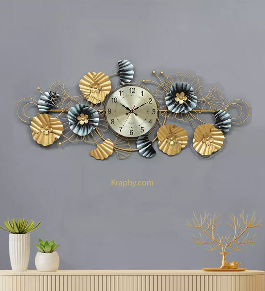 Aesthetic Multicolor Iron Wall Hanging Wall Clock