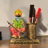 Kraphy Antique Musician Decorative Pen Holder or Pen Stand