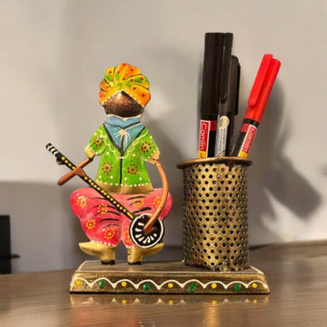 Kraphy Antique Musician Decorative Pen Holder or Pen Stand