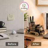 Kraphy Home Decor Wrought Iron Engine Pen Holder thumbnail