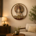 Buddha Multicolor Metal Wall Art