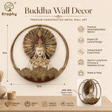 Buddha Multicolor Metal Wall Art thumbnail