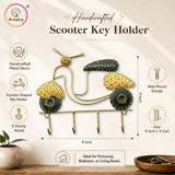Designer Iron Scooter Wall Hook Entryway Organizer thumbnail