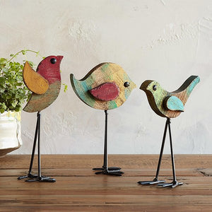 Flying Bird Showpieces Figurines Set Of 3