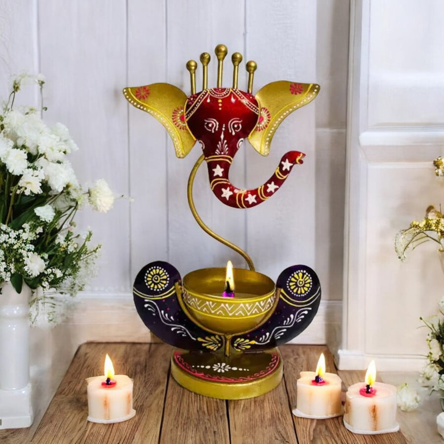 Ganpati Decorative Showpiece Diya Holder