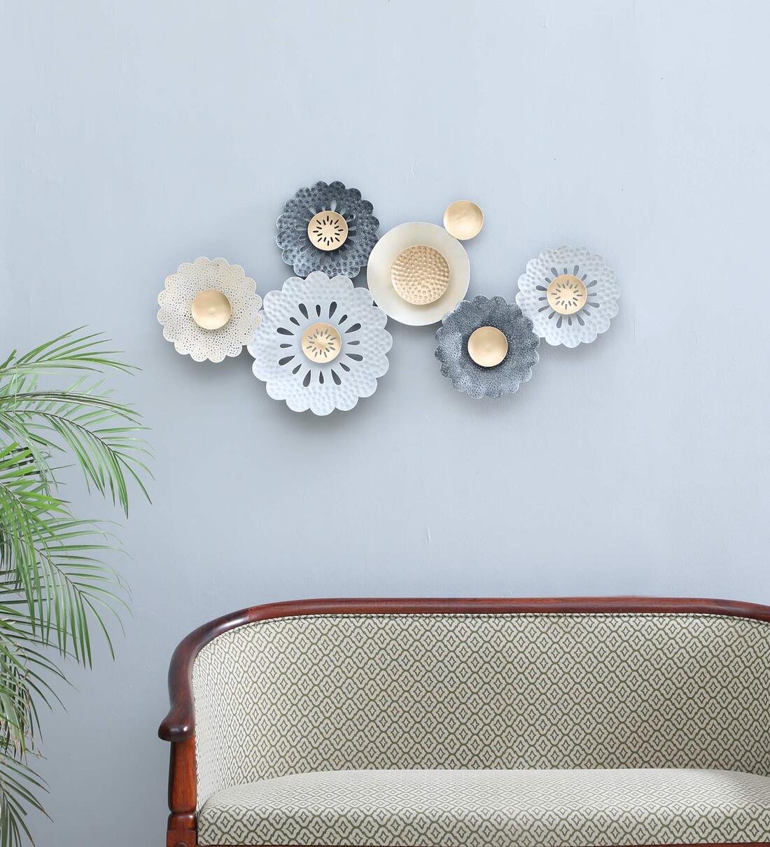 Golden Chestnut Metallic Wall Art Panels image