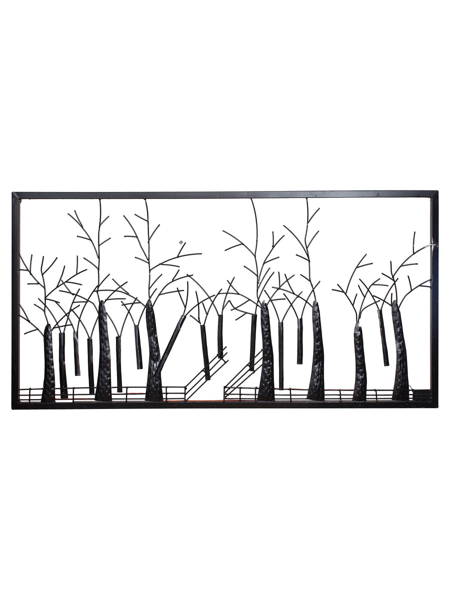 Iron Handcrafted Forest Wall Art