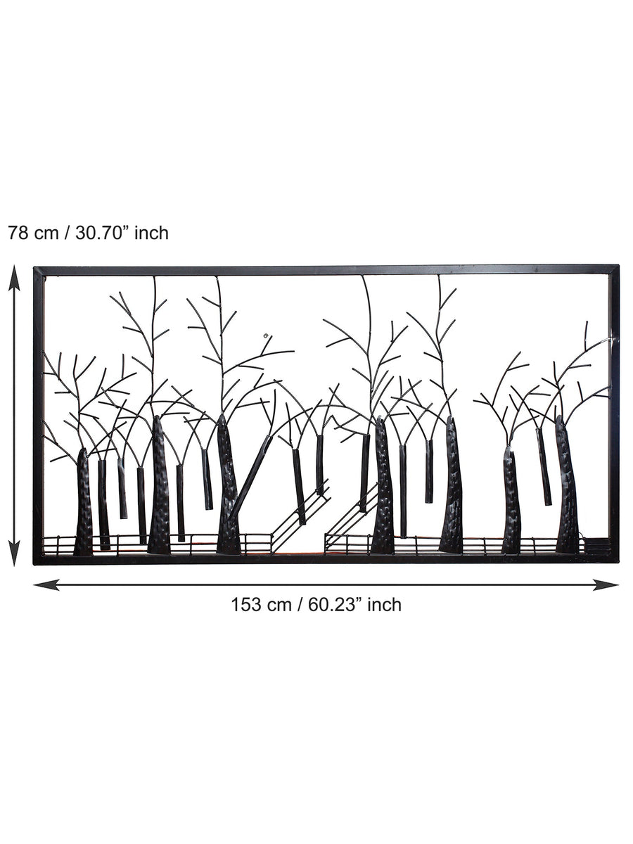 Iron Handcrafted Forest Wall Art