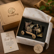 Kraphy Home Decor Wrought Iron Engine Pen Holder