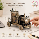 Kraphy Home Decor Wrought Iron Engine Pen Holder thumbnail