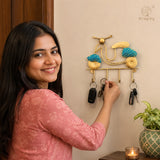 Kraphy Metal Key Hanger Scooter Wall Hanging