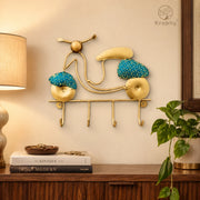 Kraphy Metal Key Hanger Scooter Wall Hanging