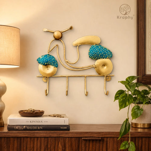 Kraphy Metal Key Hanger Scooter Wall Hanging media 2
