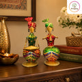 Kraphy Metal Musician Showpiece Set Of 2