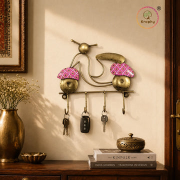 LUXURIOUS Scooter Key Holder Wall Art ( 9 INCHES )