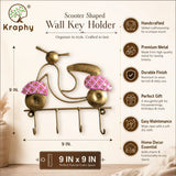 LUXURIOUS Scooter Key Holder Wall Art ( 9 INCHES ) thumbnail