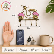 LUXURIOUS Scooter Key Holder Wall Art ( 9 INCHES )