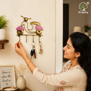 LUXURIOUS Scooter Key Holder Wall Art ( 9 INCHES )