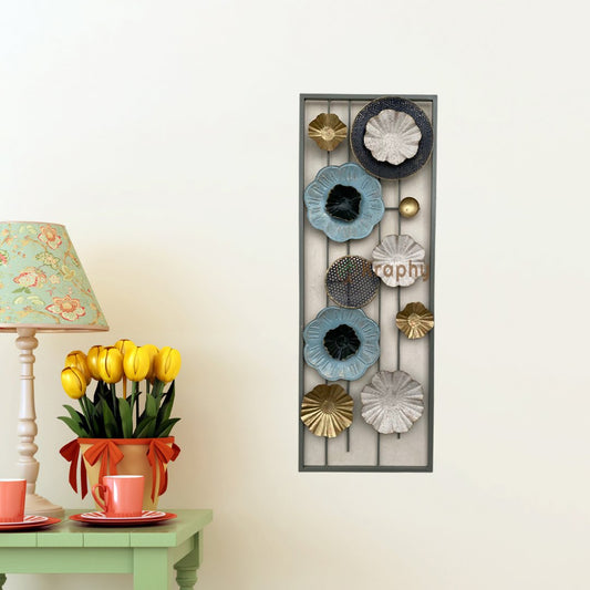 Shantou Botanical Elements Metal Wall Art Panel