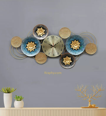 Sumptuous Multicolor Iron Wall Hanging Wall clock
