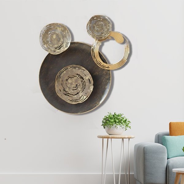 The Crescent Moon Metal Wall Art Panel