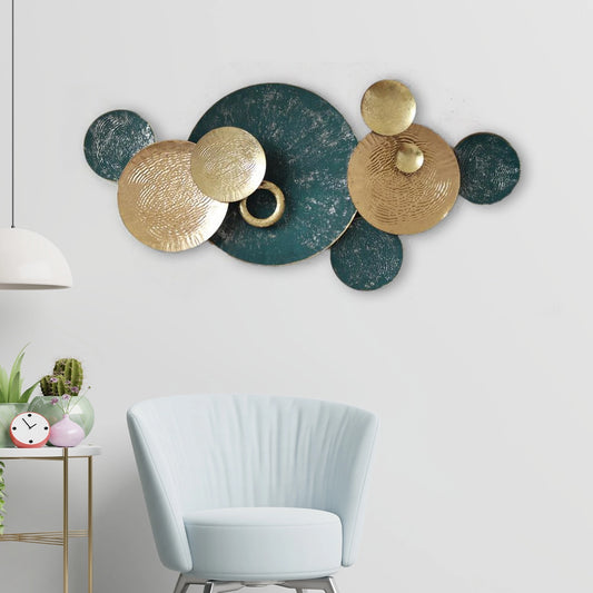 The Green Asteroid Metallic Wall Art Panel