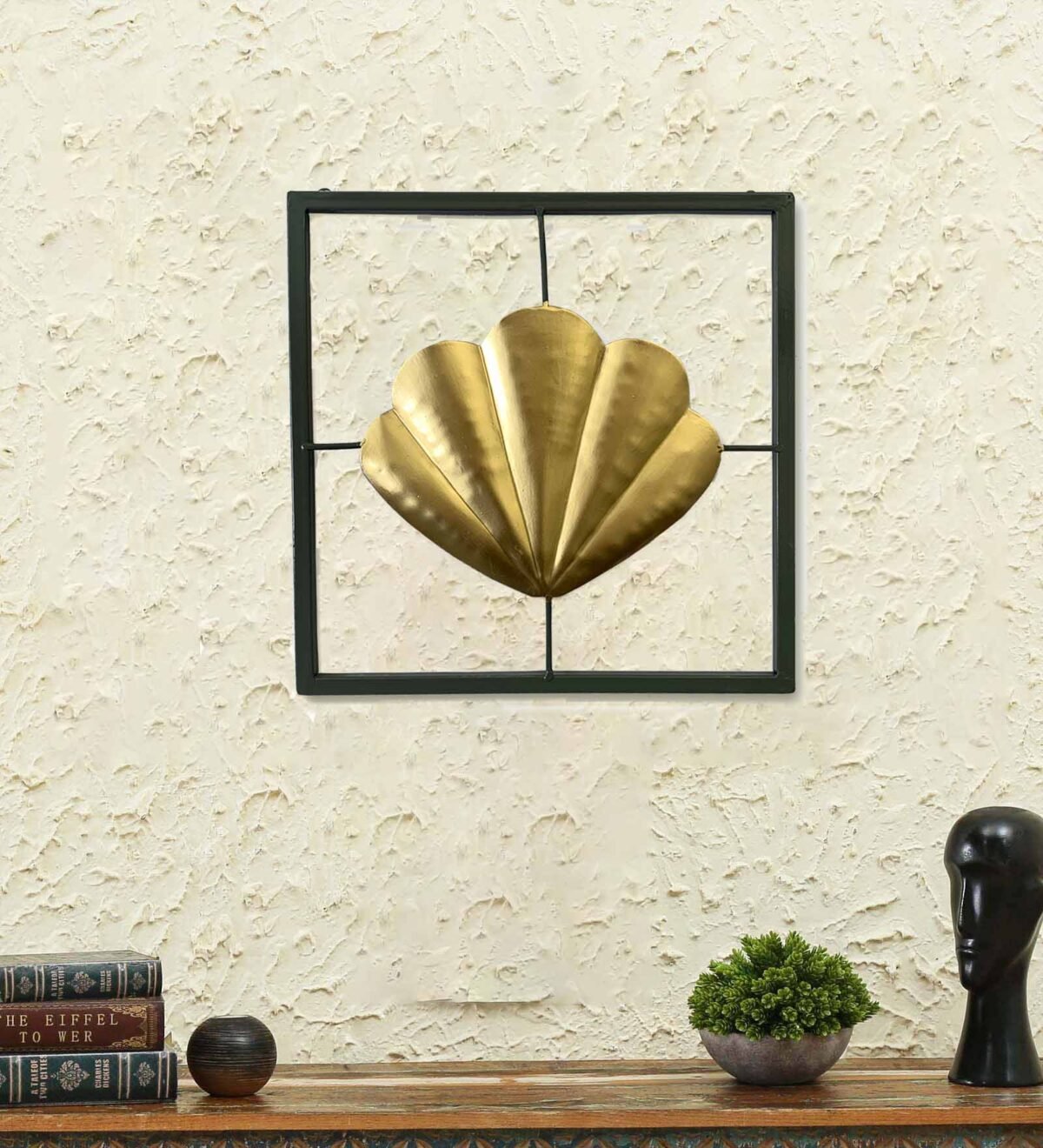 The Sea Shell Fishing Net Metal Wall Art Panel