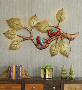 Wall Decor Tree Two Birds With LED