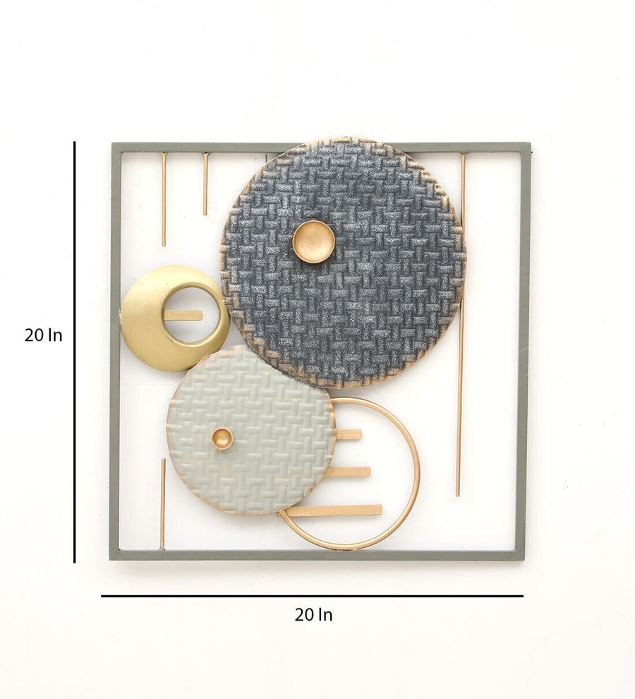 Aquatic Multicolor Metal Wall Art