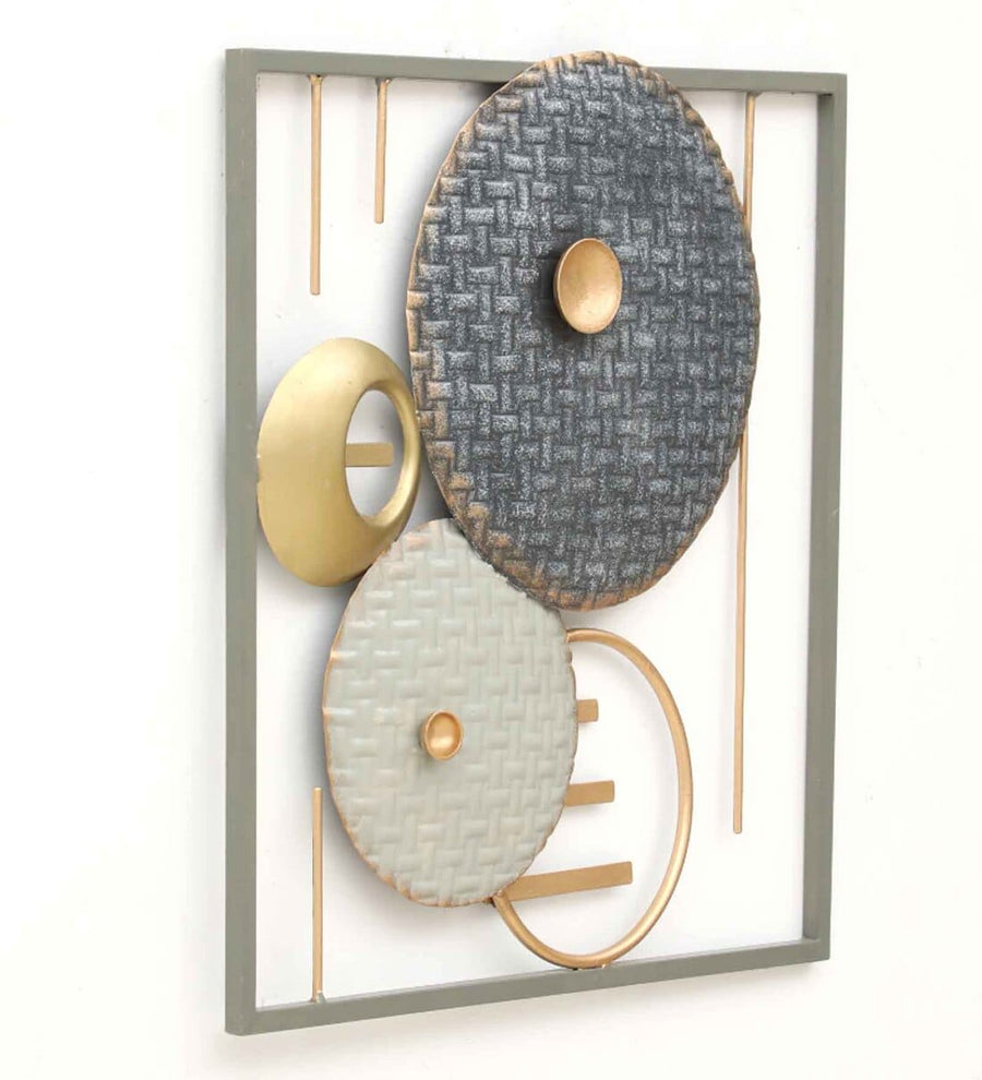 Aquatic Multicolor Metal Wall Art