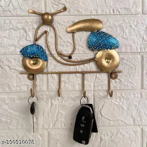 Kraphy Metal Key Hanger Scooter Wall Hanging