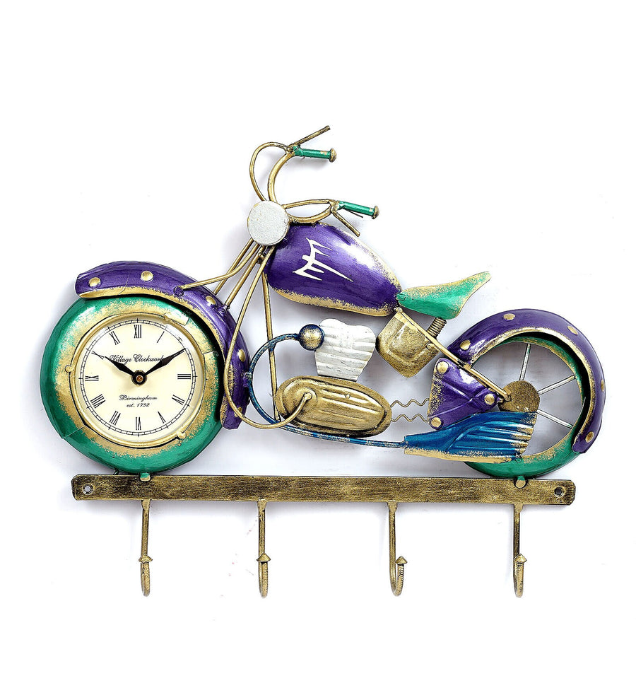 Bike Blue Iron Key Holder