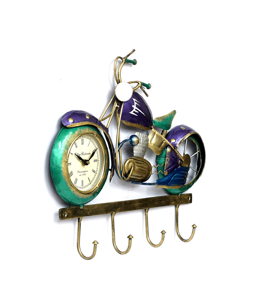 Bike Blue Iron Key Holder