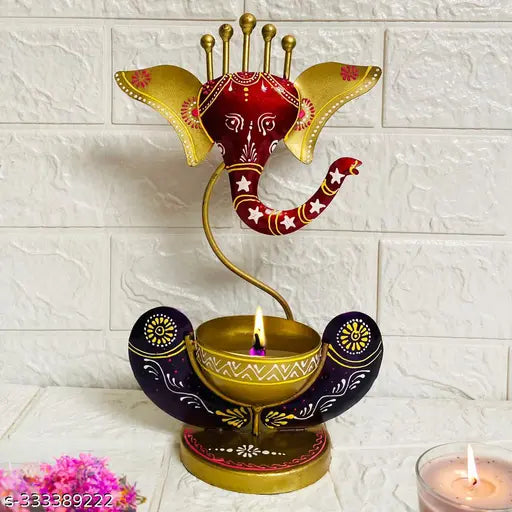 Ganpati Decorative Showpiece Diya Holder