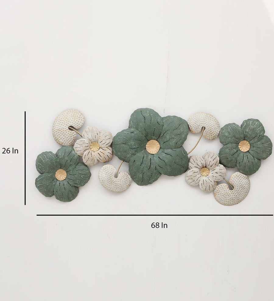 Flora Multicolor Metal Wall Art