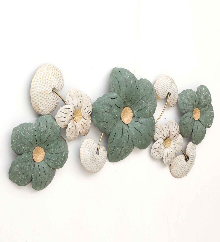 Flora Multicolor Metal Wall Art